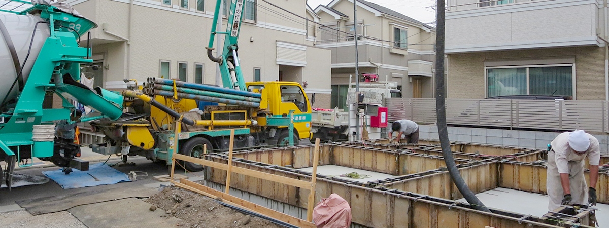 コンクリート圧送イメージ
